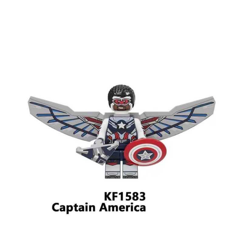 Marvel Avengers Captain America Dr. Octopus Building Block Star Lord Minifigure Series Rakitan Mainan Blok Bangunan