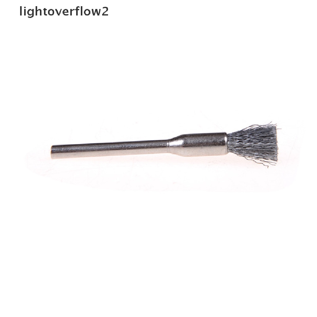 [lightoverflow2] 1pc Steel Wire Brushes rotary tools polishing accessories for mini drill   [ID]