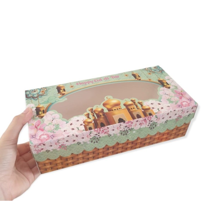 

Kotak Dus Box Kue Bolu Brownies Idul Fitri Lebaran Chandrika 26 Hijau