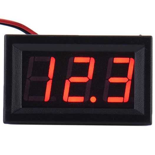 (BISA COD) FTIHSHP ATORCH Display Pengukur Tegangan Listrik Voltmeter LED - 123