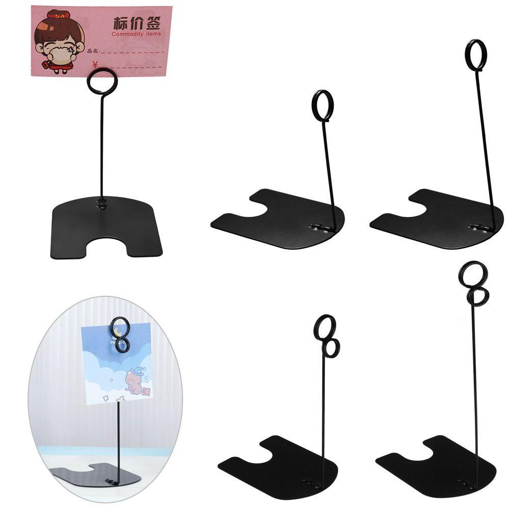 Nanas 2Pcs Tempat Kartu Holder Ringkas Wedding Foto Klip Harga Label Holder