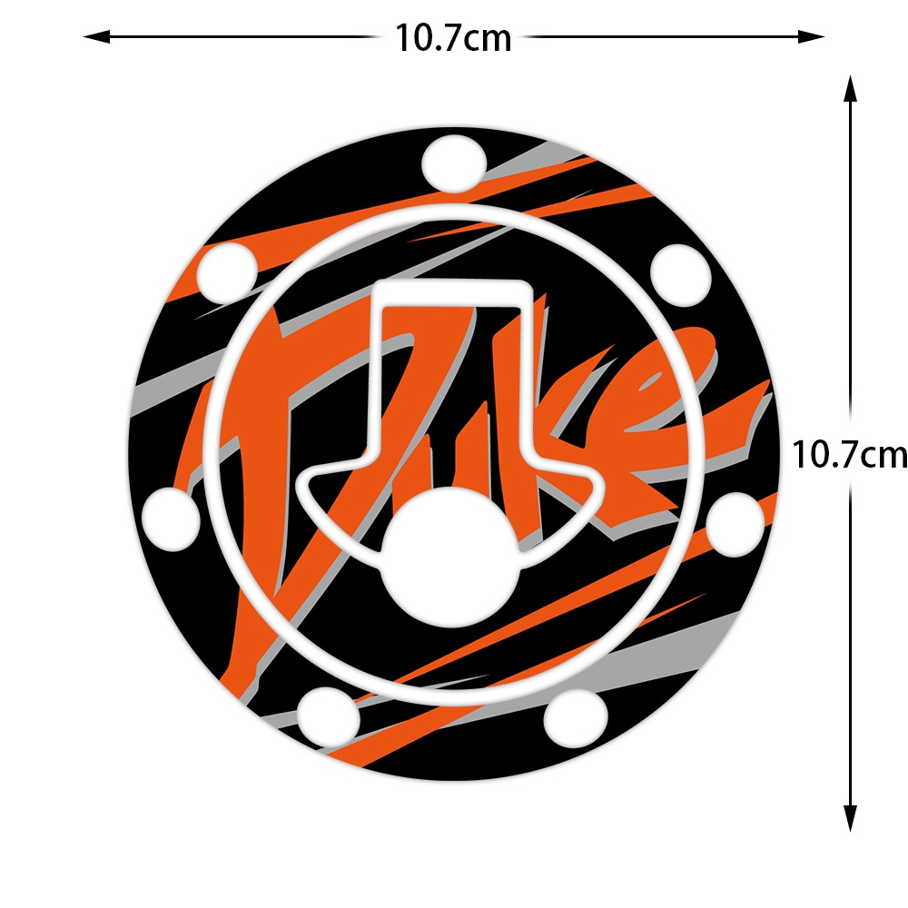 Ktm390 DUKE790 Stiker Modifikasi Body Motor 3D Reflektiffuel Tank Fuel Cap Sticker Cover Scratch Decal