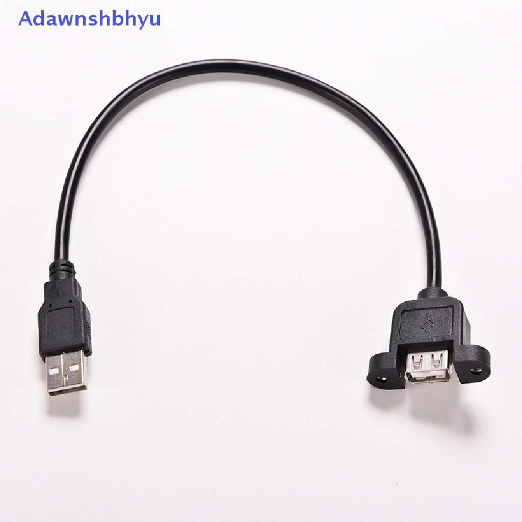 Adhyu 1.64 FT USB 2.0 Male to Female Extension Panel Mount Extention Port Kabel ID