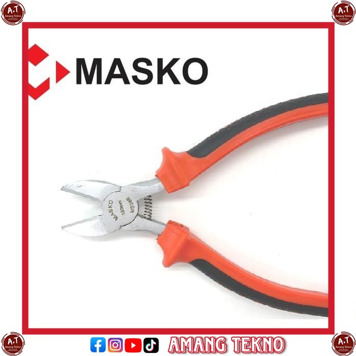 MASKO TANG POTONG / GUNTING 6" / 6 INCH ANTI KARAT 366 INCI PLIER