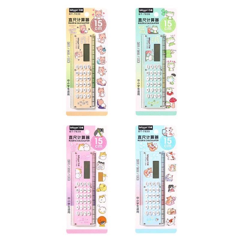 

Penggaris Viral Kalkulator Elektronik 2-in-1