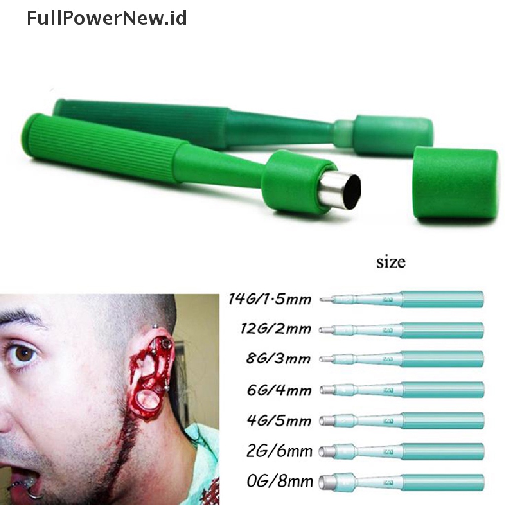 Power Biopsy Dermal Puncher Untuk Alat Kulit Sterilized Dermal Anchor Punch Tool ID