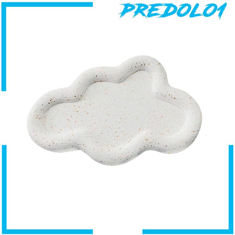 [Predolo1] Nampan Hias Display Piring White Matte Untuk Properti Foto Dapur Ornamen