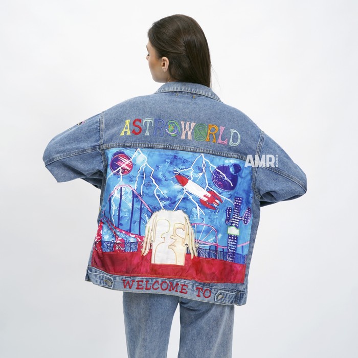 ARDD AMR ORIGINAL - ASTRO WORLD 570 - JACKET JEANS OVERSIZE TOXIC