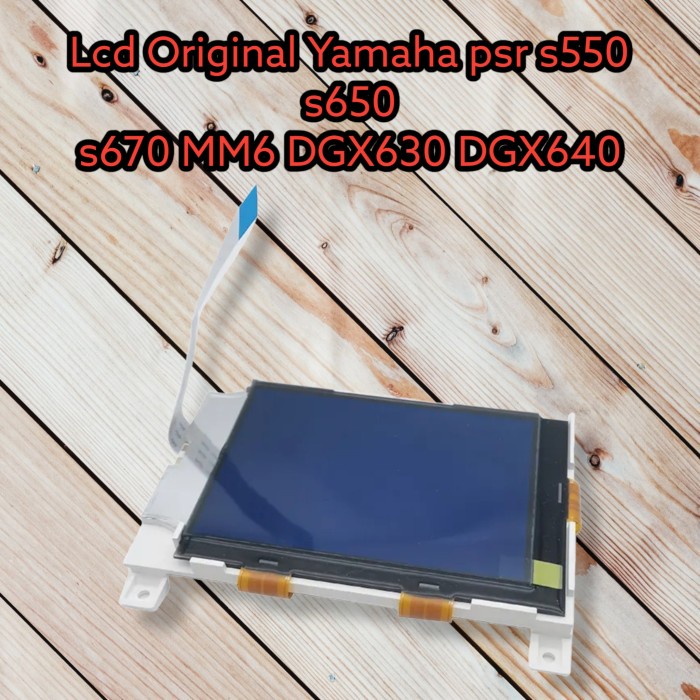 PROMO LCD KEYBOARD YAMAHA PSR S670 S550 S650 DGX630 DGX640 ASLI