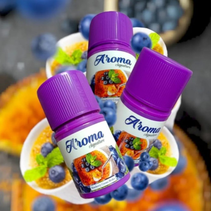 Liquid Aroma Signature Blueberry Cream Brulee 60ML Authentic