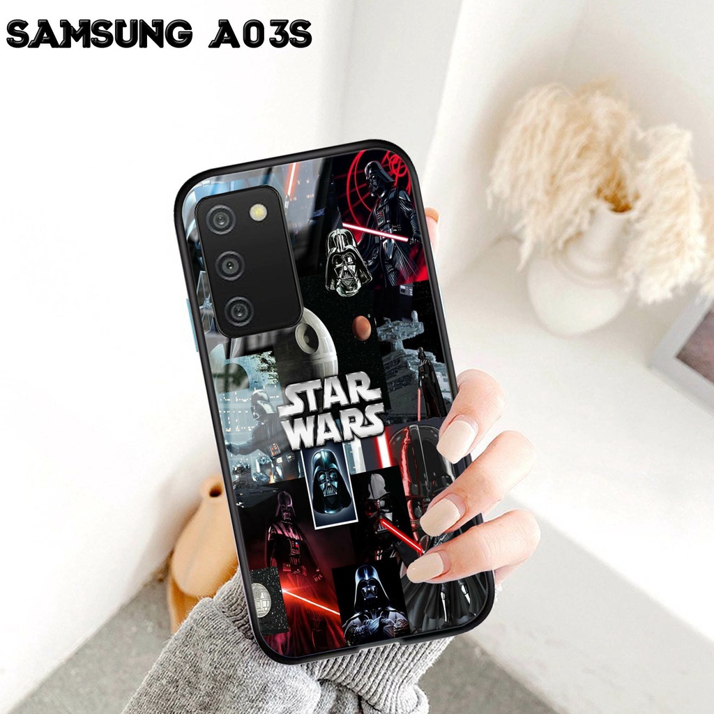 NEW Hardcase 2d Glossy Motif Samsung A03S-Hardcase 2d Glossy  SAMSUNG A03S -Softcase kaca karakter g