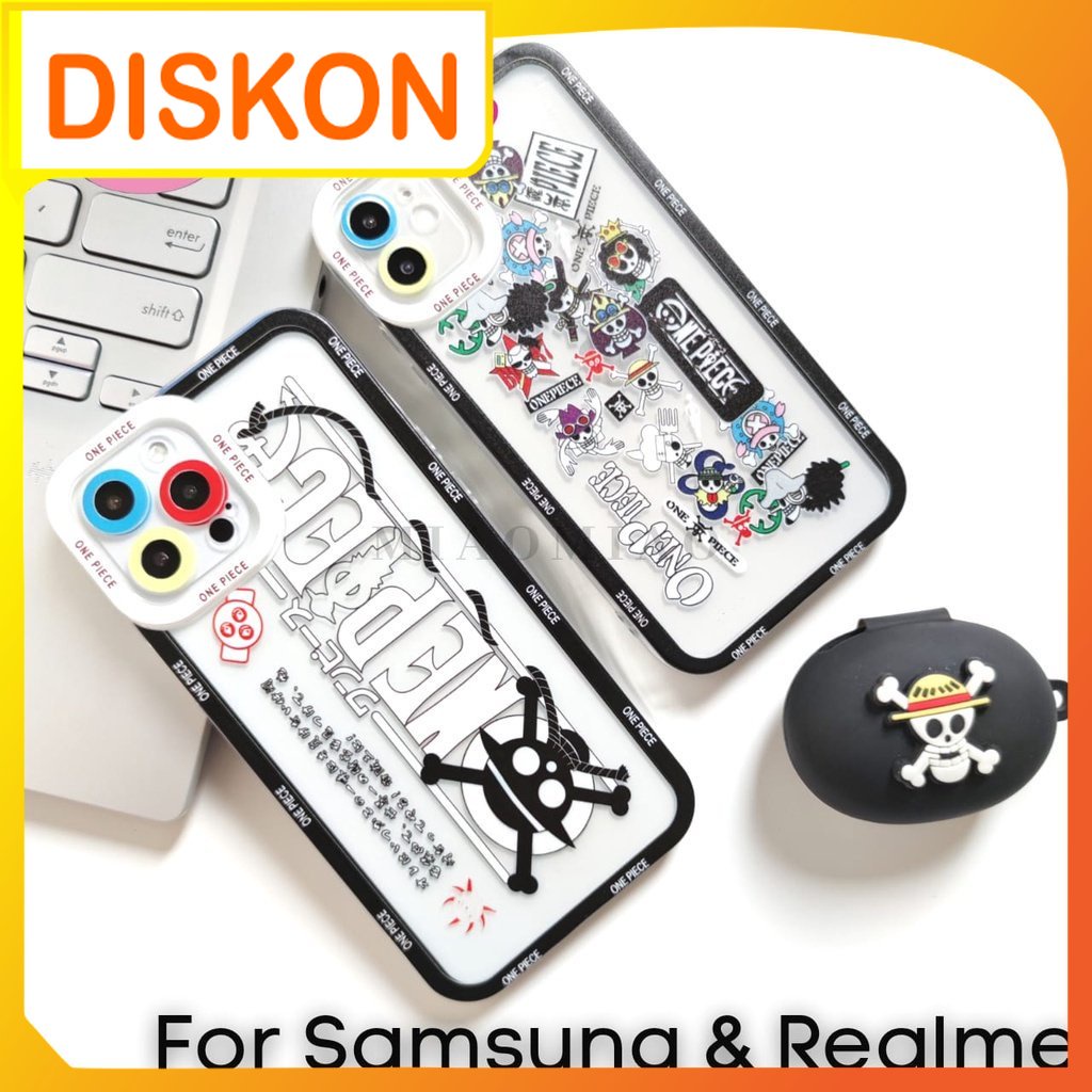 Softcase Casing Case Motif Anime One Pieces SAMSUNG & REALME J2 PRIME A03 A03S A22 4G M22 4G A32 4G 