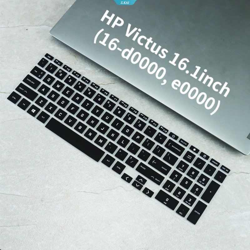 Cover Keyboard Silikon Inggris Tersedia Untuk HP 16.16 Inch Victus 16-d000, E0000 Film Pelindung Full Coverage Anti Air [ZK]