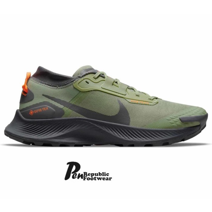 Sepatu Ni*ke Pegasus Trail 3 Goretex Green Orange