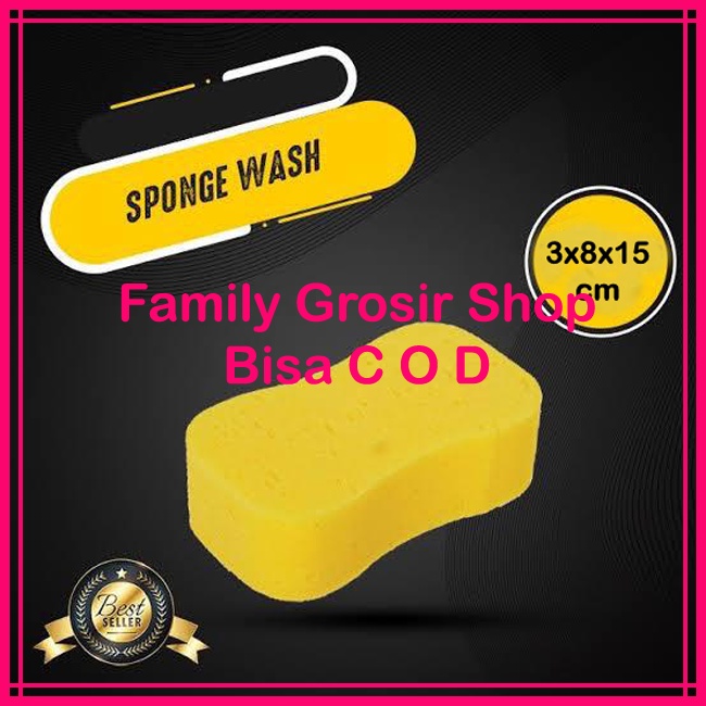 SPONGE BUSA BESAR CUCI MOBIL MOTOR PIRING FOAM WASH