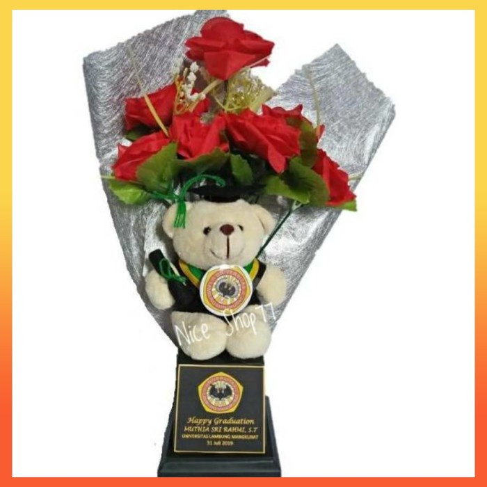 

⭐BISA COD⭐ New Piala Buket Wisuda Buket Bunga Piala wisuda Pilbuk