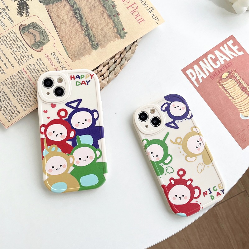 Teletubbies Soft Case hp OPPO A9 A5 A31 A53 A33 2020 A7 A5S A12 A11K F9 F11 A15S A35 A52 A92 A54 A36 A96 A83 A57 A3S A16 A1 Pro Reno3 5 6 7Z 9 happy Day