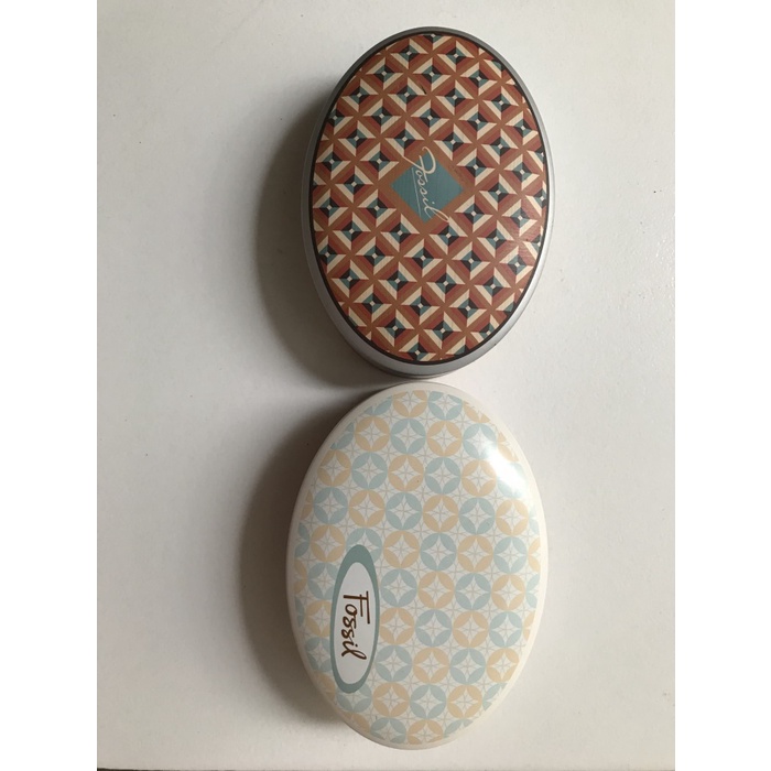 

⭐BISA COD⭐ FOSSIL TIN BOX OVAL 3