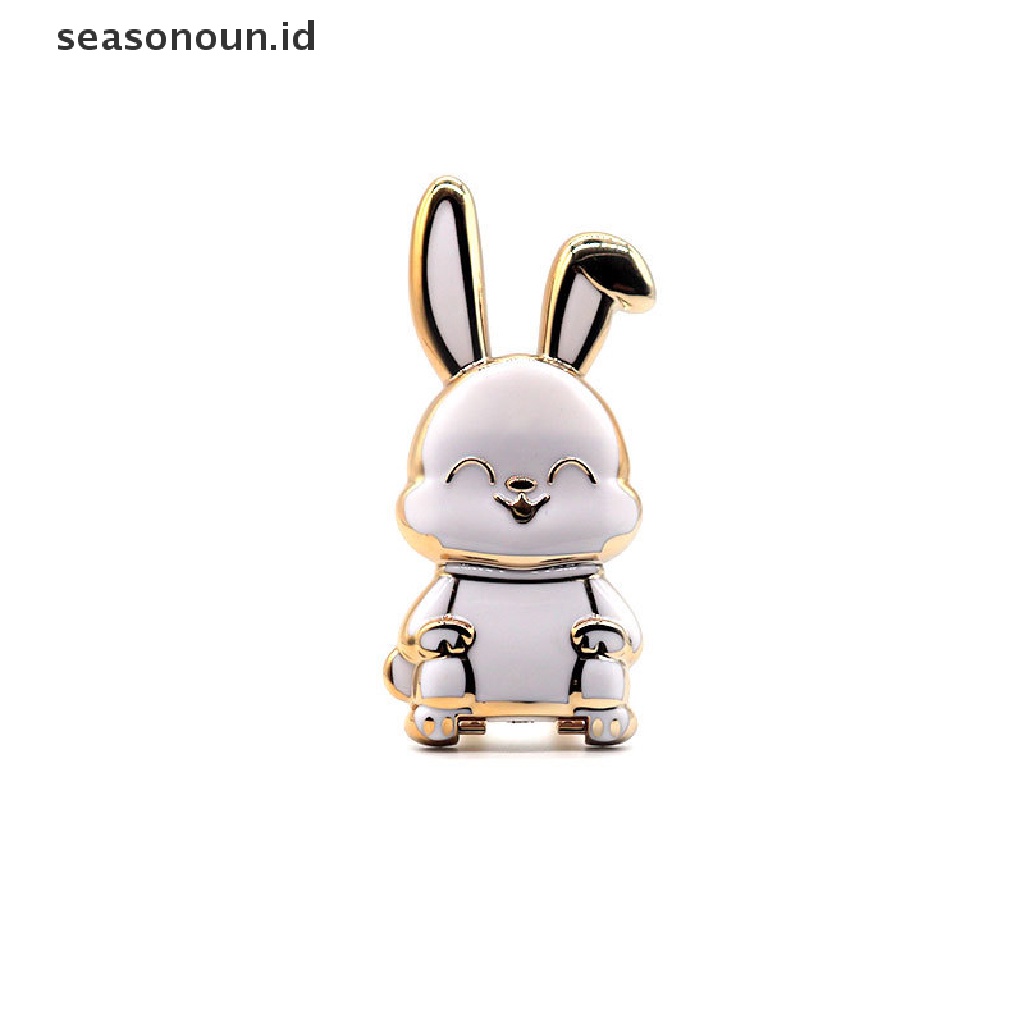 Seasonoun Foldable Rabbit Universal Smart Tok Phone Holder Griptok Dukungan Untuk Smartphone Grip Tok Folding Finger Stand Socket.