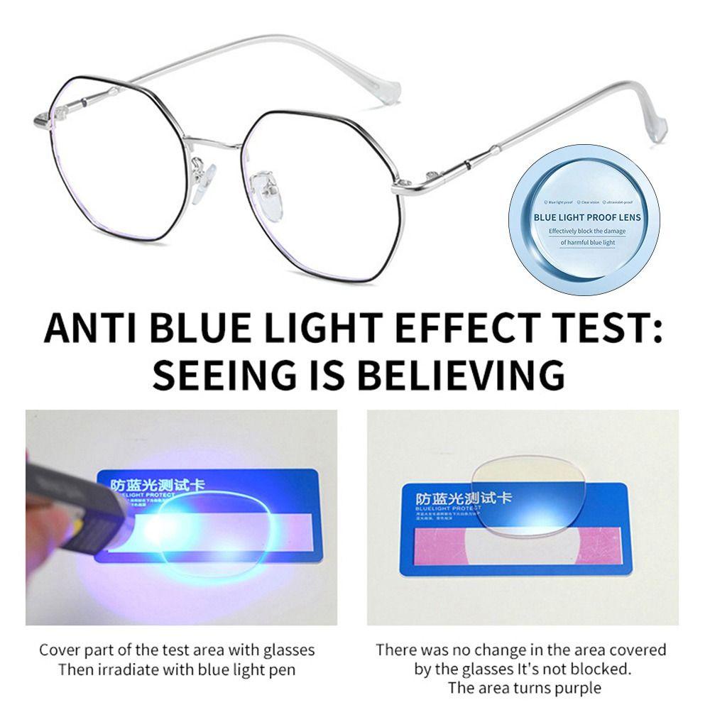 Lily Kacamata Anti-Cahaya Biru Pria Wanita Tahan Lama Pelindung Mata Ultra Ringan Frame