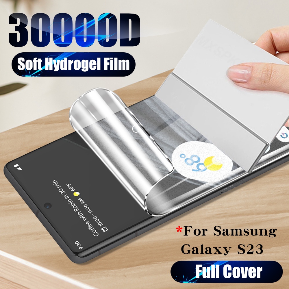1pc Matte Hydrogel Film Untuk Samsung Galaxy S23 Ultra Plus Lembut Frosted Film Pelindung Full Cover Halus Film Anti-Fingerprint Screen Protectors