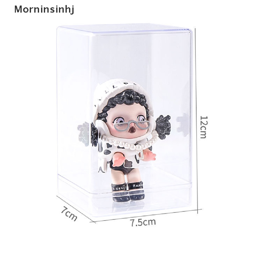 Mornin Stackable Acrylic Mystery Box Storage Display Frame Single Transparan Kotak Boneka Pajangan Stand Case Dust Proof Mainan Koleksi Artcrafts Boxes id