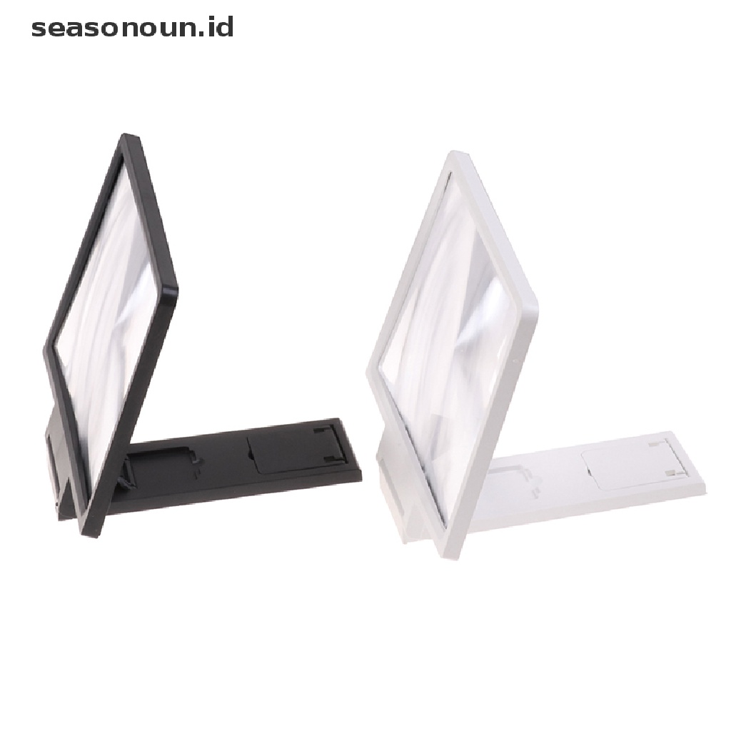 Seasonoun 1PC Penguat Layar Ponsel HD TV magnifier Braket Handphone Lipat.