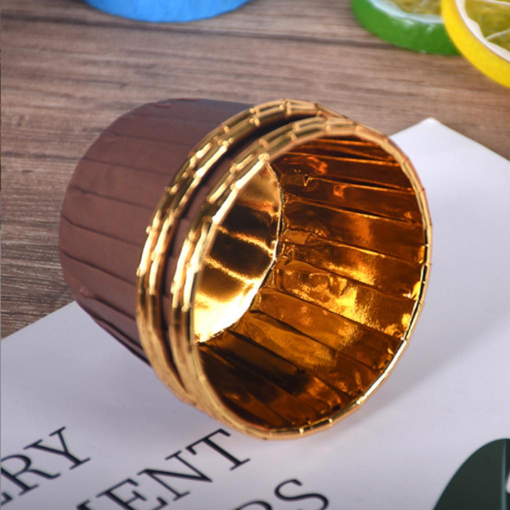 50buah Cupcake Liner Tahan Minyak Rumah Makan Bar Hotel Restoran Dapur Kue Muffin Roti Baking Cups Supplies