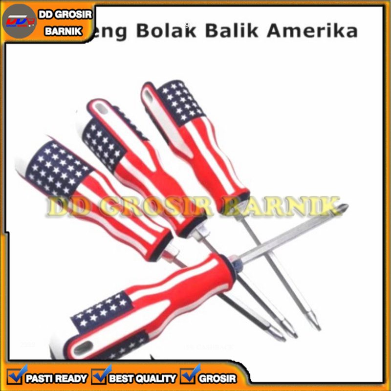 [DGB] OBENG AMERIKA MIN PLUS 2 IN 1 MATA GAGANG KARET 5 INCH