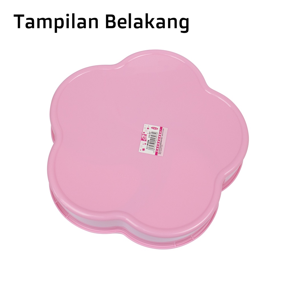 Toples Penyimpanan Kue Atau Snack 5 Sekat C8