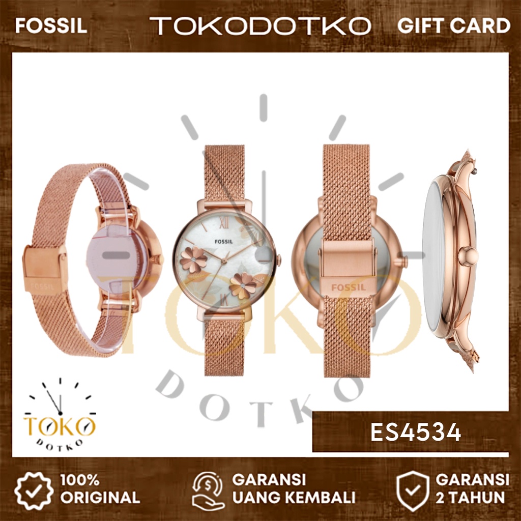 (Original 100% - Garansi 2 Thn) Jam Tangan Wanita Fossil Original Jacqueline ES4534 ES4535 ES4813