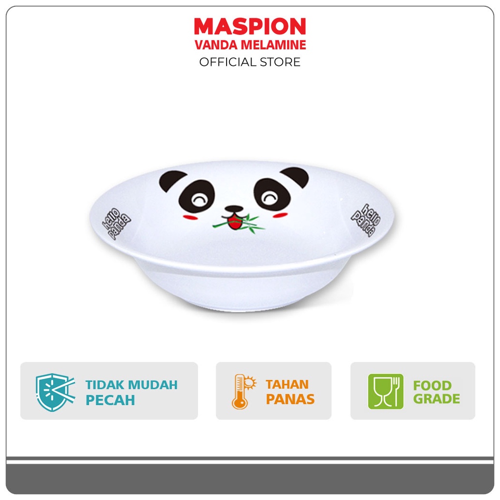 Maspion Vanda Melamin Mangkok Bakso 7 Inch Hello Panda