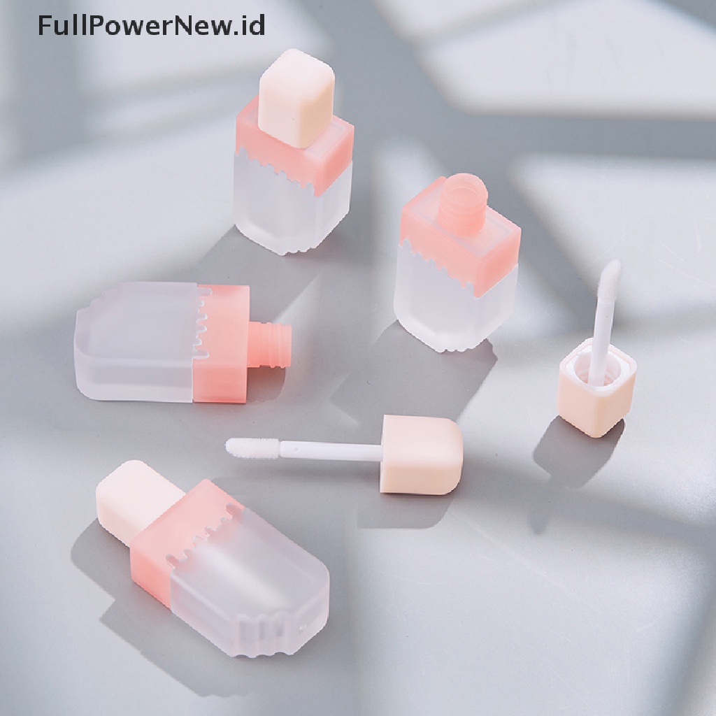 POWER 5ml Empty Lip Gloss Tube Ice Cream Refillable Lip Balm Bottle DIY Container ID