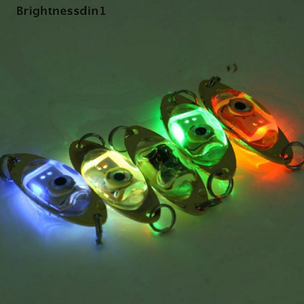 [Brightnessdin1] Deep Sea LED Lure Underwater Fishing Light Squid Strobo Lampu Kedip Umpan Bass Butik