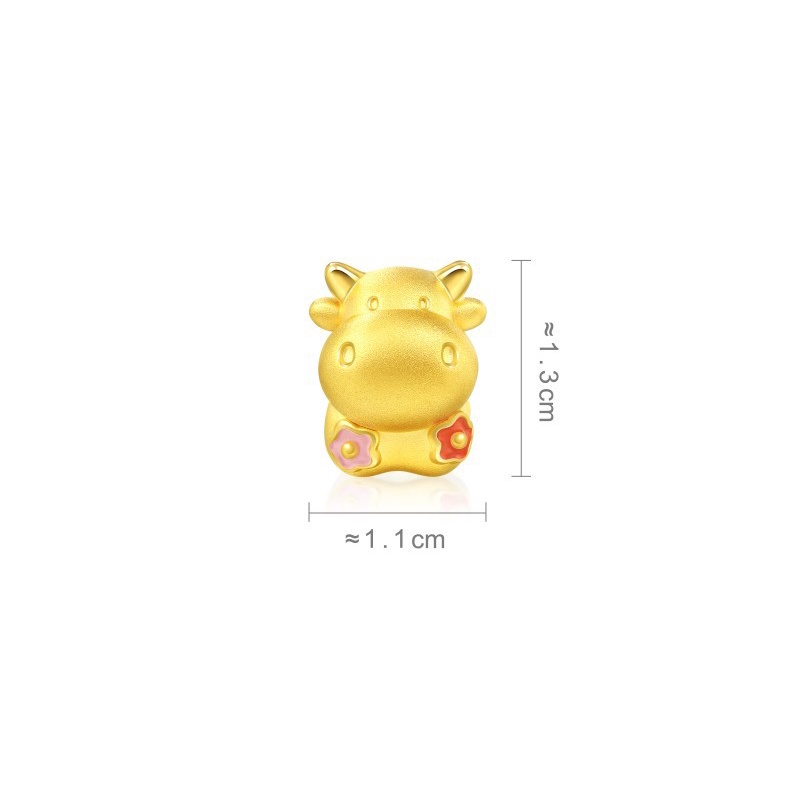 Goldkingdom Aksesoris Perhiasan Fashion Ready Stock Gelang Pria Dan Wanita Zodiak Ox Untuk Mengirim Bayi