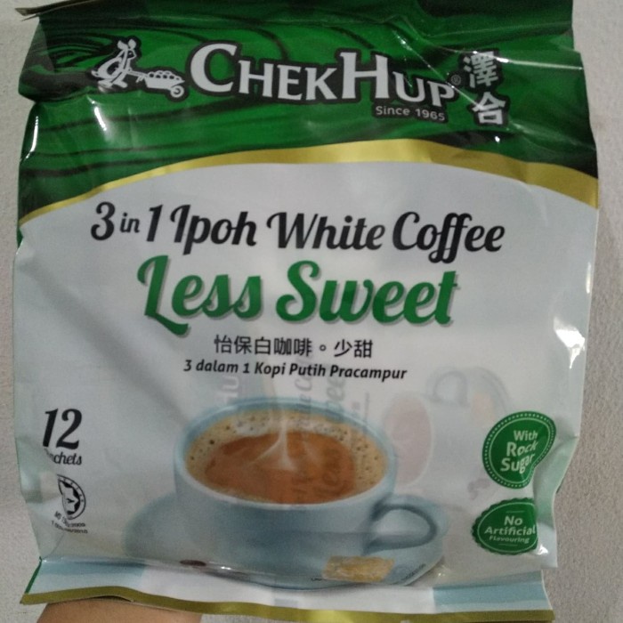 

[Ready Stock]bisa COD Chekhup 3 in 1 ipoh white coffee less sweet