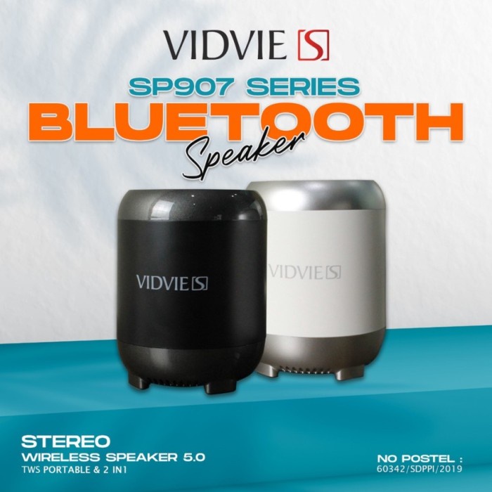 Vidvie S 2in1 Speaker Bluetooth With SD Card Slot SP907 - White