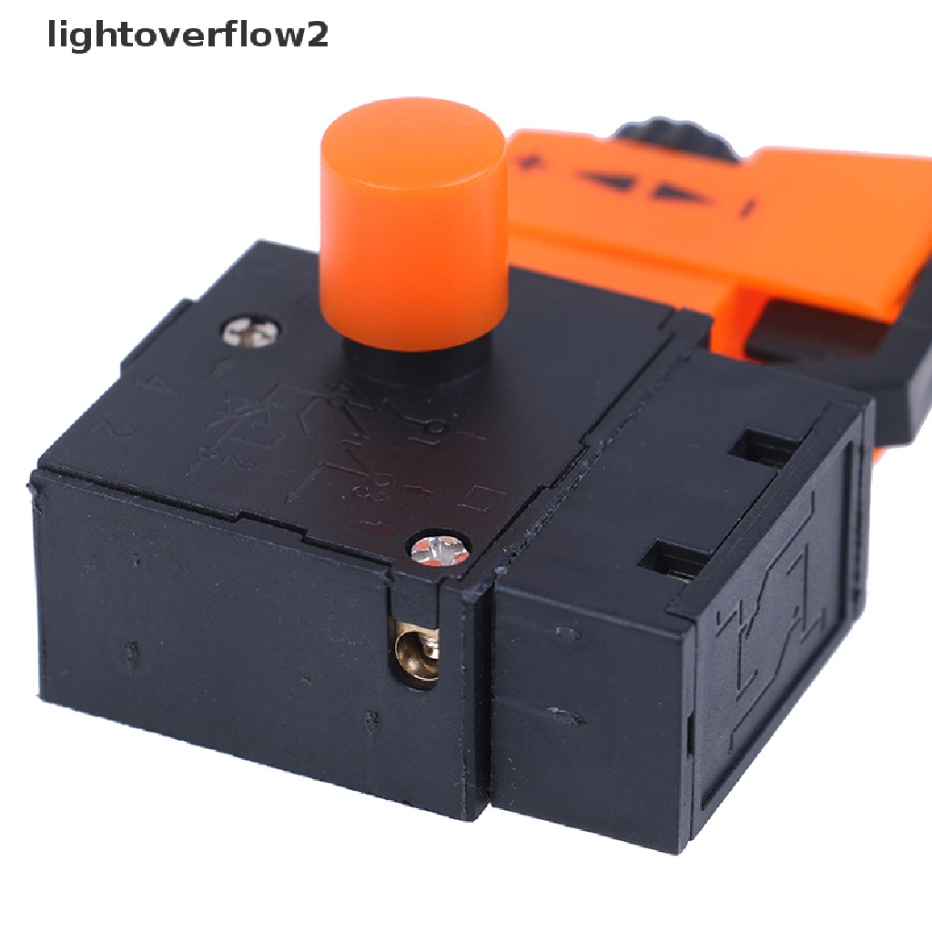 [lightoverflow2] FA2/61BEK lock on power electric hand drill speed control trigger switch 220v6a  [ID]