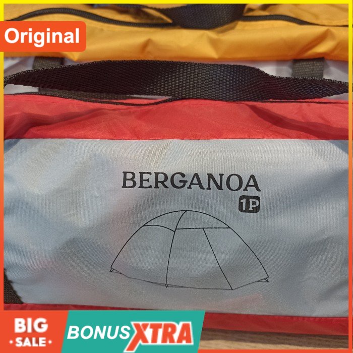 Tenda EIGER1989 Tent 1 Orang 1 Person 1P Original Bandung Bagus Awet
