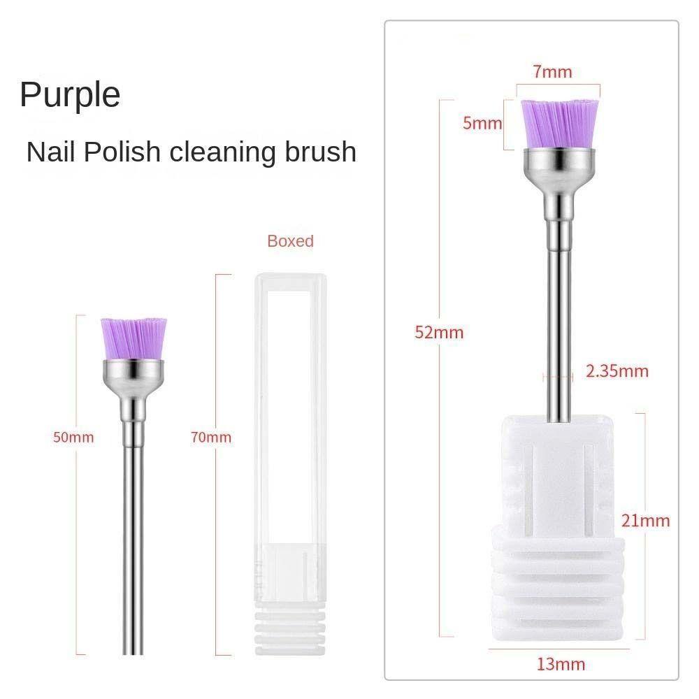 AUGUSTINA Augustina Manicure Drills Brush Pembersih Kuku Gerinda Portable|Head Dust Brush Aksesoris Paku Kepala Kutek