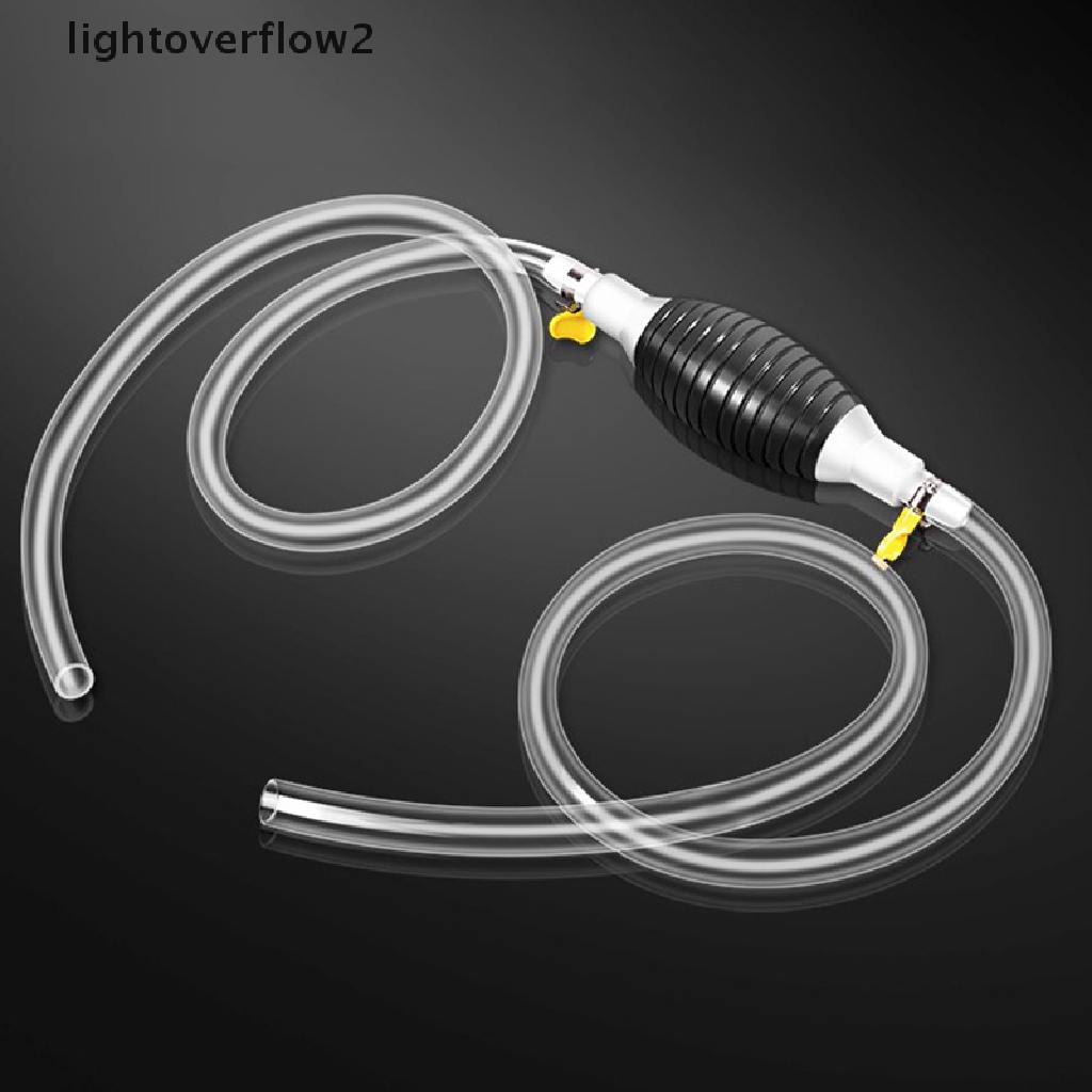 [lightoverflow2] Universal Untuk Pompa Bahan Bakar Motor Mobil Pendorong Tangan Pipa Hisap Cairan Transf [ID]