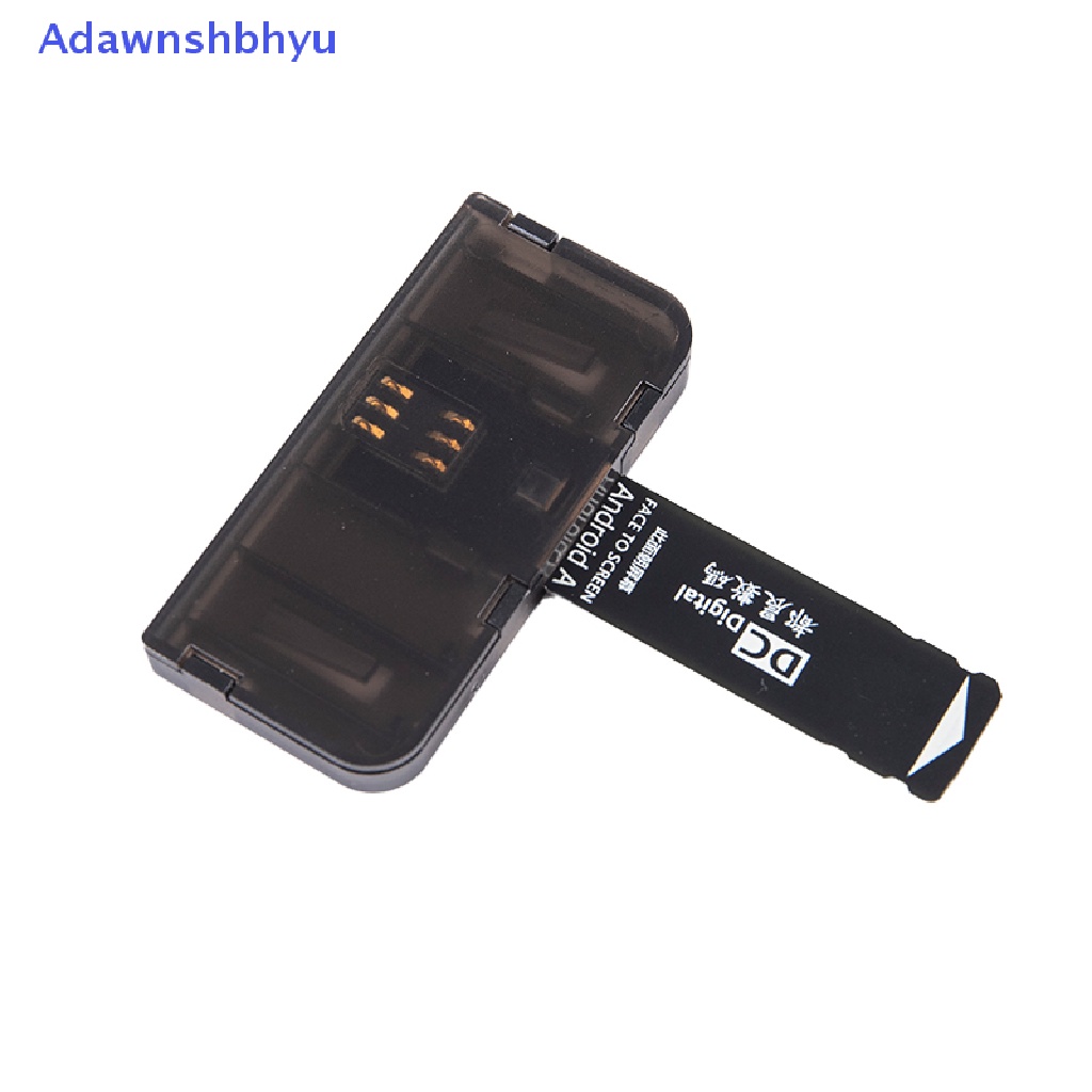 Adhyu Adaptor SIM Card Reader SIM Kartu Mini SIM Nano Untuk Hp Android (Plug And Play) ID