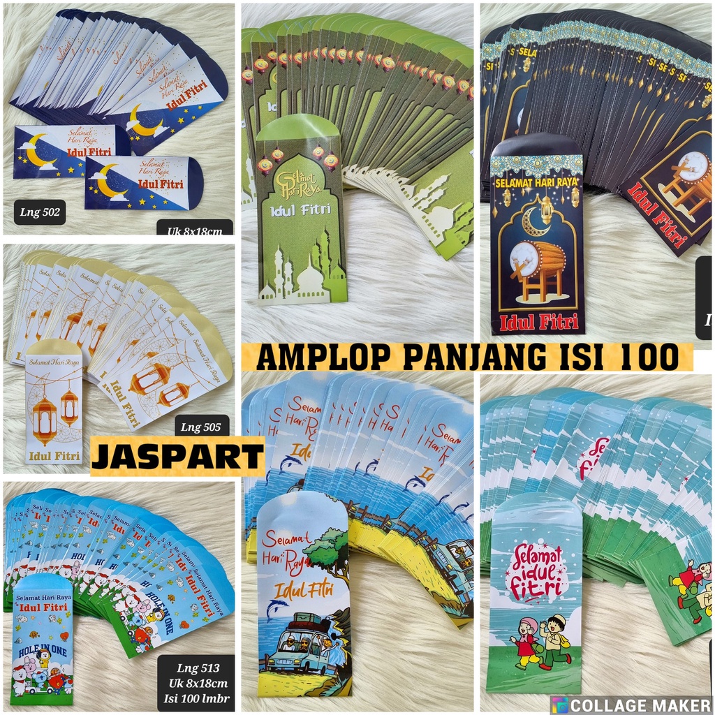 

AMPLOP PANJANG BESAR / ANGPAO LEBARAN HARI RAYA IDUL FITRI ISI 100 MURAH MERIAH READY STOCK