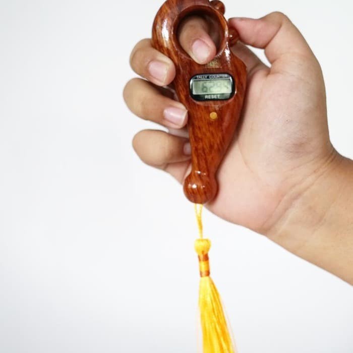 TASBIH DIGITAL MODERN MODEL KAYU murah