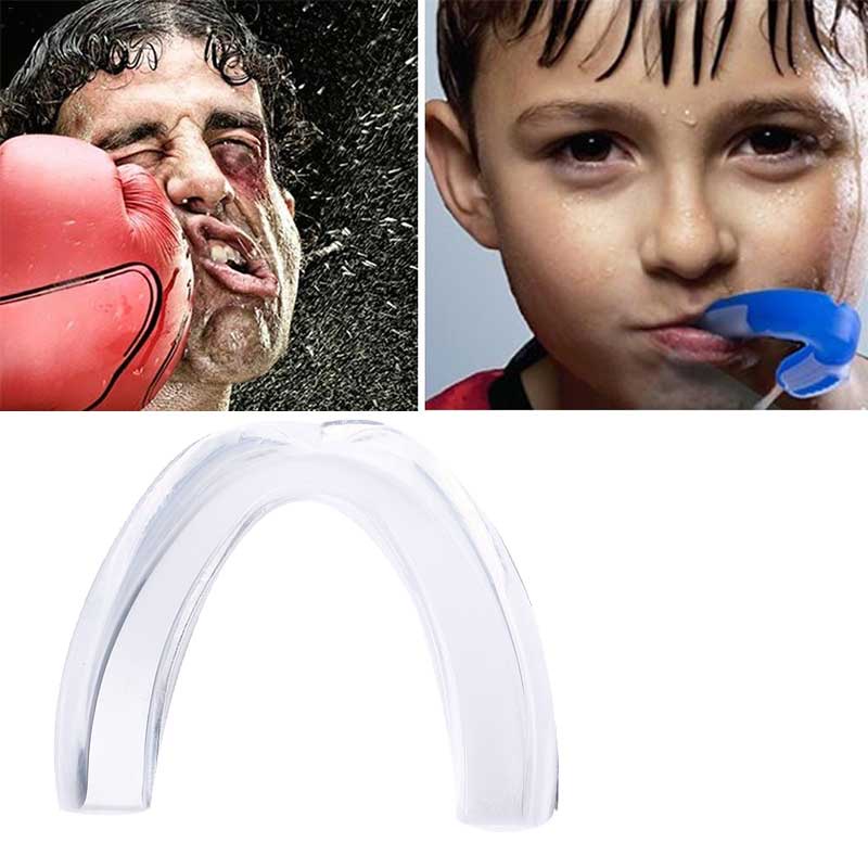 Gumshield Pelindung Gigi Karet Boxing Gamsil Mma Muay Thai Mouth Guard Gum Shield Pelindung Gigi Gum Shield Untuk Boxing Taekwondo Karate Beladiri Dewasa Yudo Wushu Sanda MMA Muaythai