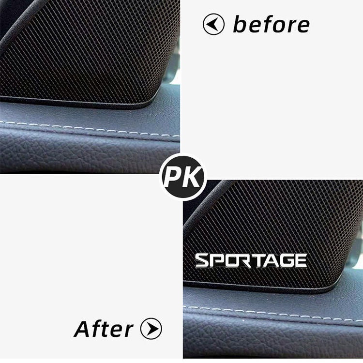 Stiker Dekorasi Logam Mobil Stiker logo Stiker speaker Stiker audio Stiker Logam Modifikasi interior Pribadi