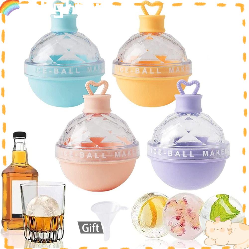 Solighter Cetakan Bola Es Pesta Cocktails Alat Dapur Whisky Ice Ball Maker