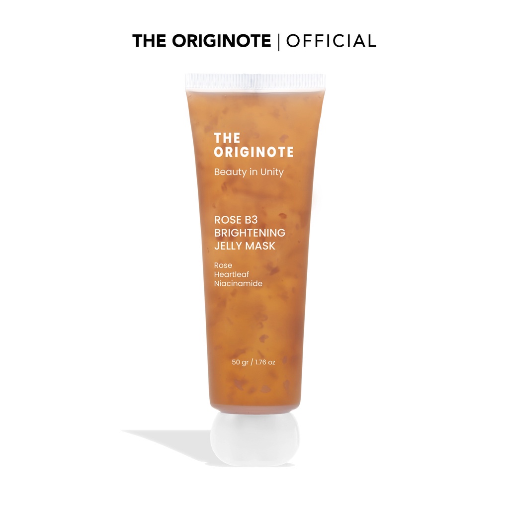 The Originote Rose B3 Brightening Jelly Mask - Masker Gel Mask