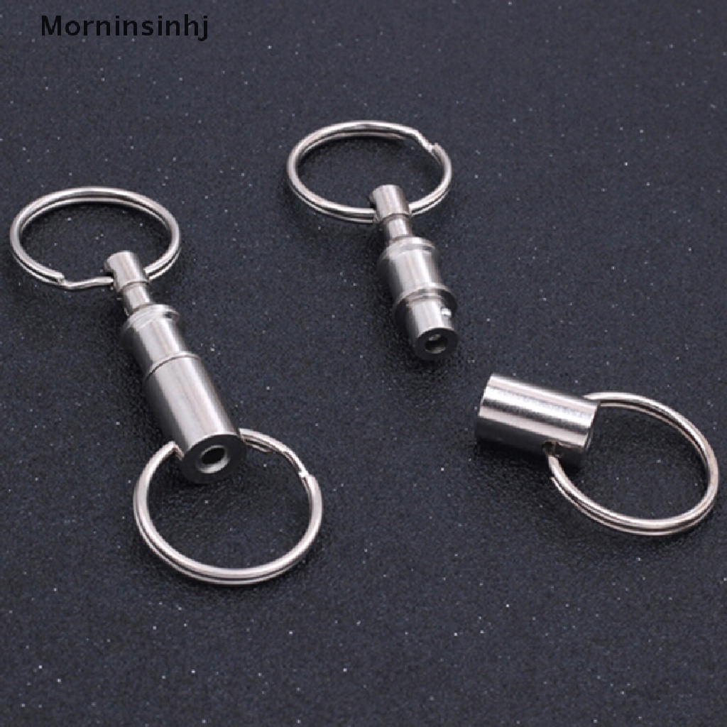 Mornin 3Pcs detachable removable Tarik Terpisah quick release Gantungan Kunci keychain id