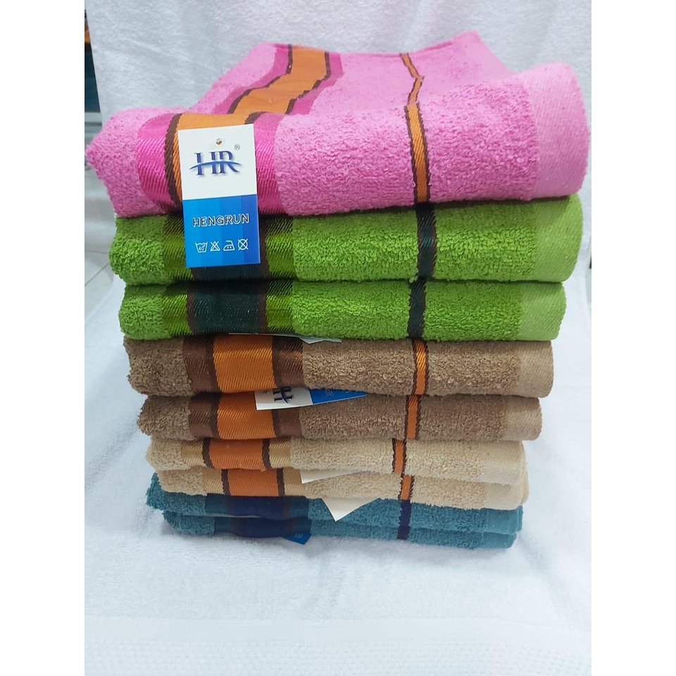 JH Handuk HENGRUN HR Pantai KATUN MOTIF Uk 80X160 Termurah